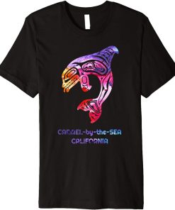 Carmel-by-the-Sea CA Orca Killer Whale Native American Premium T-Shirt