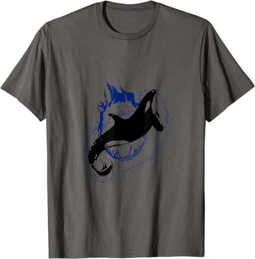 Funny Whale Orca Dolphin Ocean Life T-Shirt